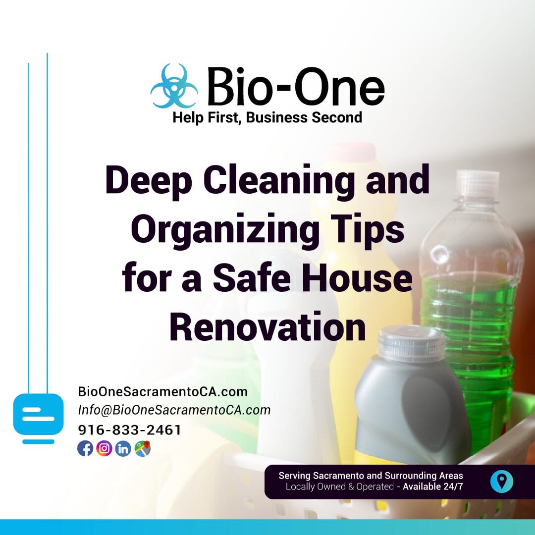 Deep Cleaning and Organizing Tips for a Safe House Renovation